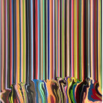 Ian Davenport, Spring (Bluebonnet), 2018