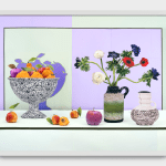 Daniel Gordon, Anemones With Oranges, Apples, and Apricots, 2023