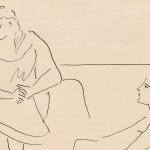 Pablo Picasso, Femme et deux hommes sur la plage, 1923