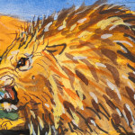 Walton Ford, Study for 'Namib', 2023