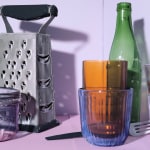 Daniel Gordon, Color Light Study (Grater and Glassware), 2025
