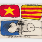 Judith Bernstein, Union Jack-Off Flag, 1967