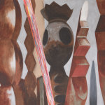 James Rosenquist, The Meteor Hits Brancusi's Pillow, 1997–1999