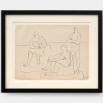 Pablo Picasso, Femme et deux hommes sur la plage, 1923