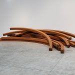 Bernar Venet, Collapse - Indeterminate Lines, 2022