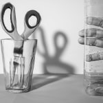 Daniel Gordon, Light Study (Scissors and Hand), 2024