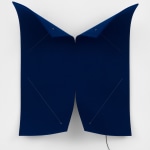 Naama Tsabar, Work on Felt (Variation 22) Dark Blue, 2023