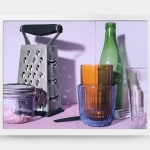 Daniel Gordon, Color Light Study (Grater and Glassware), 2025