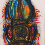 Judith Bernstein, Dick in a Head, 2015