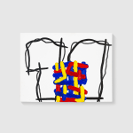 Jonathan Lasker, Perfect Crowding, 2024