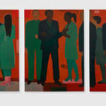 Sahara Longe, Triptych: Man Stuff; Charisma; Just Introduced, 2022