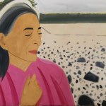 Alex Katz, Black Hat # 5, 2010