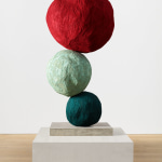 Annie Morris, Stack 3, Cadmium Red, 2023