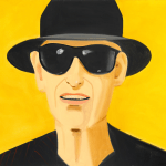 Alex Katz, Black Hat # 5, 2010
