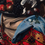 Detail of a painting of a still life