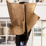 Hanging sculpture representing a stalactite.