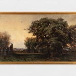 Painting of Villa Borghese in Rome