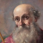 Detail of the painting of the Eternal Father.