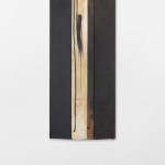 Abstract painted wall sculpture made from oil on board.