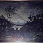 Unknown - Veneto Area, Paesaggio fluviale con ponte