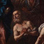 Detail of painting representing a figure