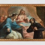 Painting depicting the vision of St. Camillus de Lellis