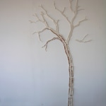 sculpture representing a backbone
