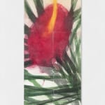 Abstract painting of a flower