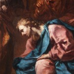 Detail of a painting representing Christ