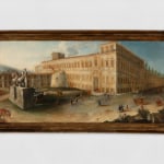 Painting depicting the Piazza del Quirinale in Rome