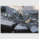 Photography of rubble and mirrors.