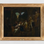 Hendrick Govaerts, Studio di scultori tra rovine classiche con le allegorie della storia e della geografia