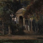 Painting of Villa Borghese in Rome