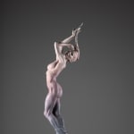 Richard MacDonald, Contemporary Nude Spire IV - Clarity Red, 2015