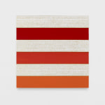 Dyani White Hawk, Untitled (Red and Orange), 2022