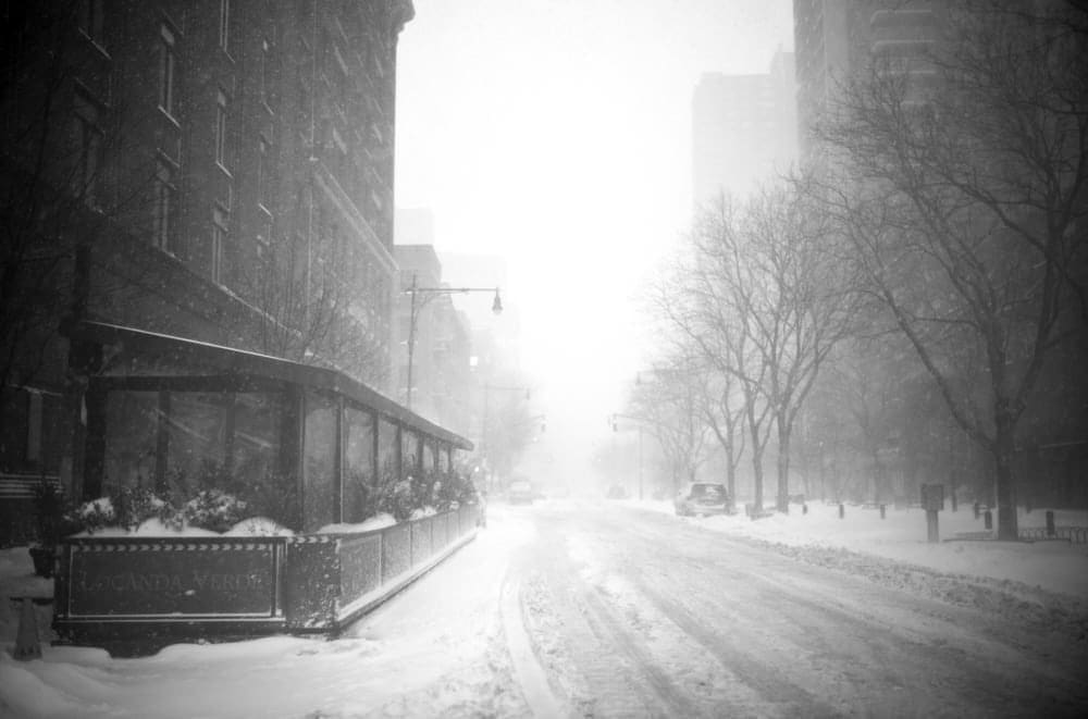OUTSIDE DINING, TRIBECA, NEW YORK, 1 FEBRUARY 2021, 2021