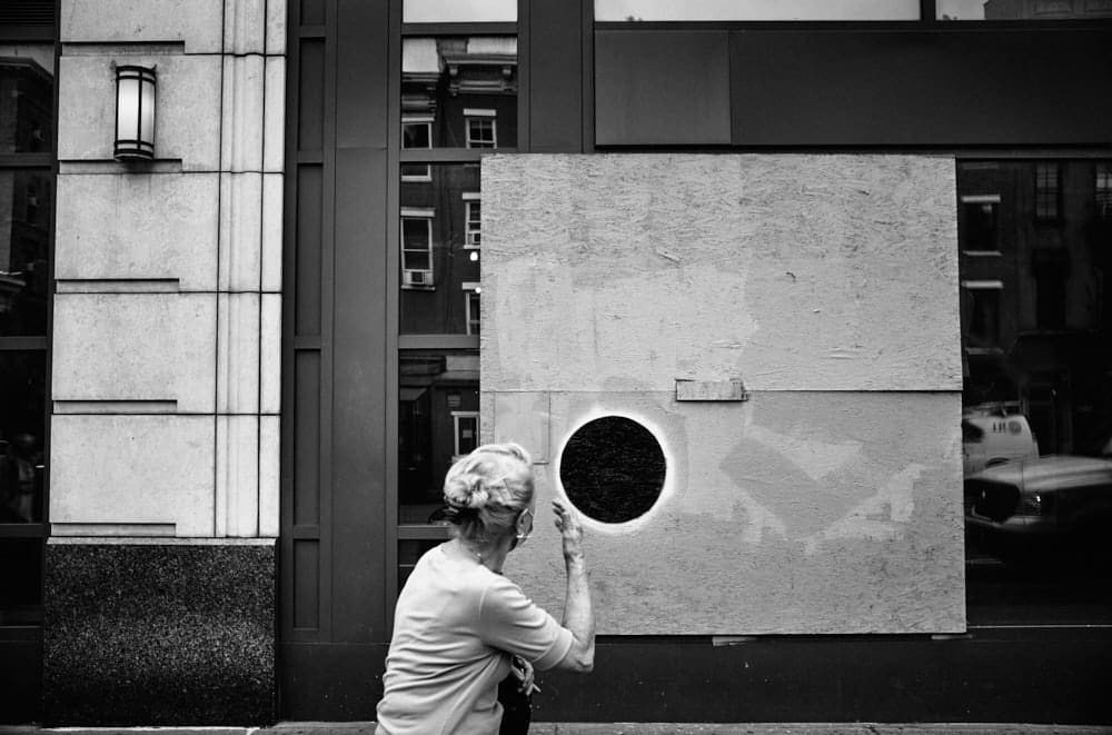 BLACK HOLE ON 6TH AVENUE, NEW YORK, 23 SEPTEMBER 2021., 2021