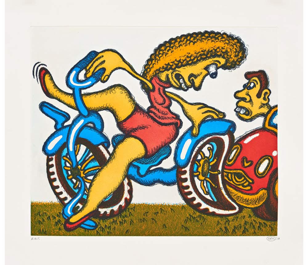 Collision and Traffic Jam by Peter Saul