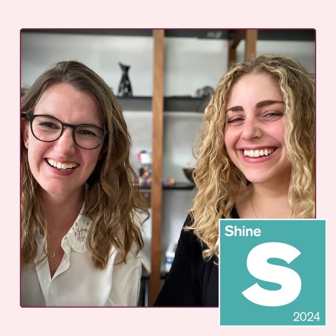 Chloë & Kayla with Shine 2024 logo