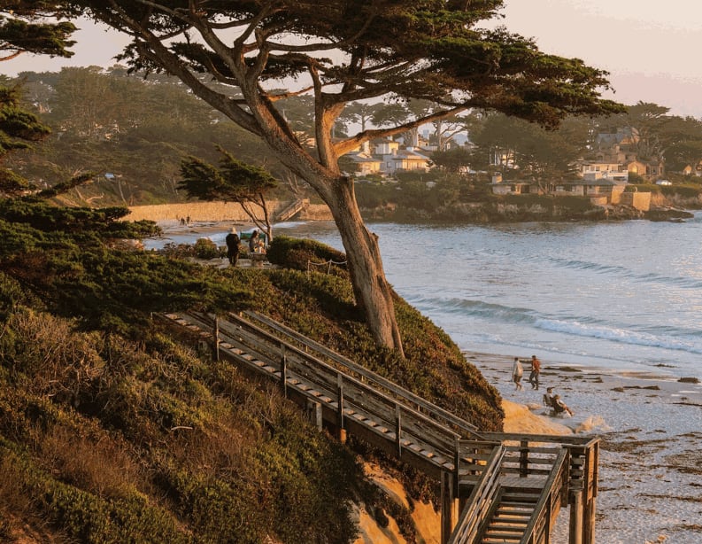 Carmel by the Sea at Sunset Via Goop