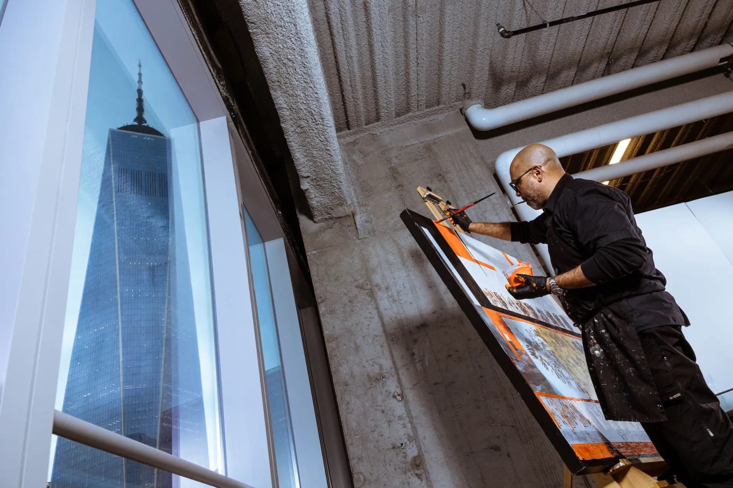 Studio residency at the World Trade Center reserves space for formerly incarcerated artists