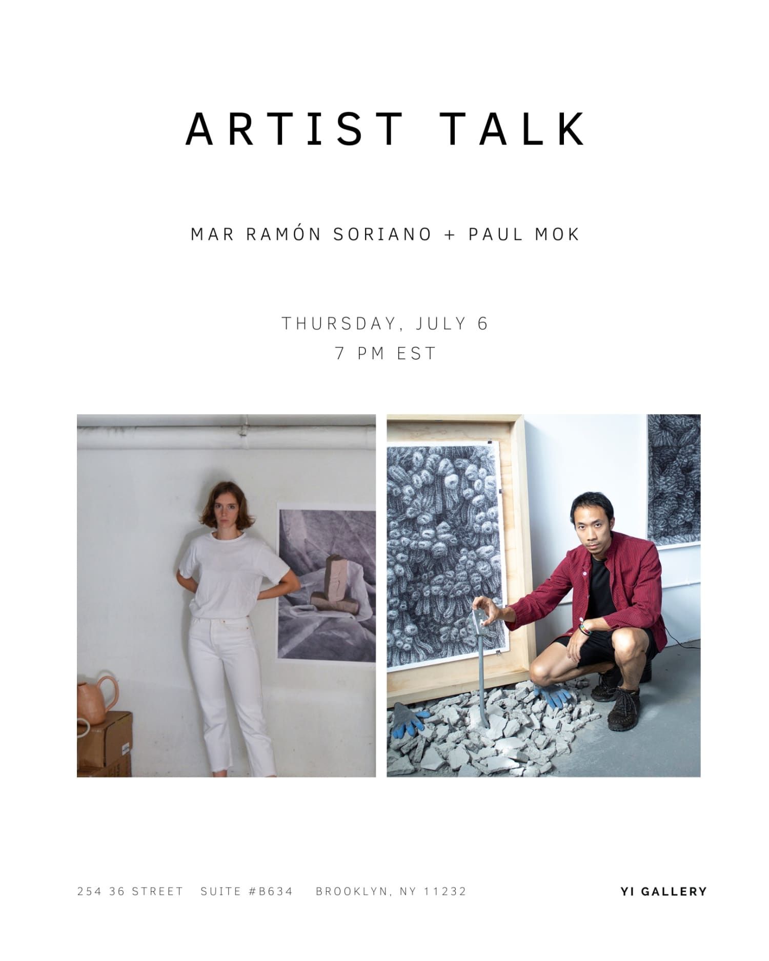 Artist Talk: Mar Ramón Soriano + Paul Mok