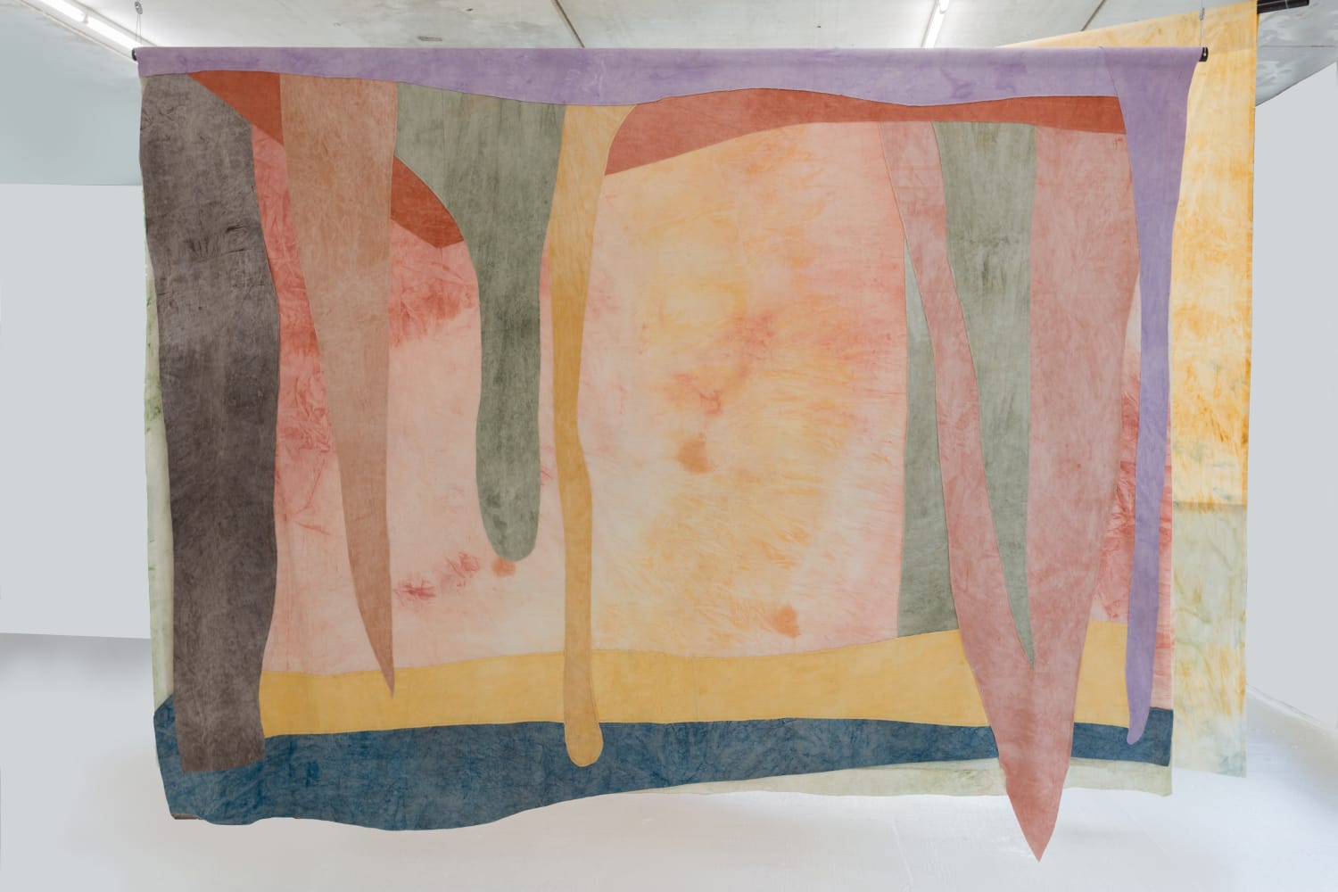 Adrien Vescovi Land III, 2019 Supima cotton, natural dyes H 270 x W 310 cm Copyright The Artist