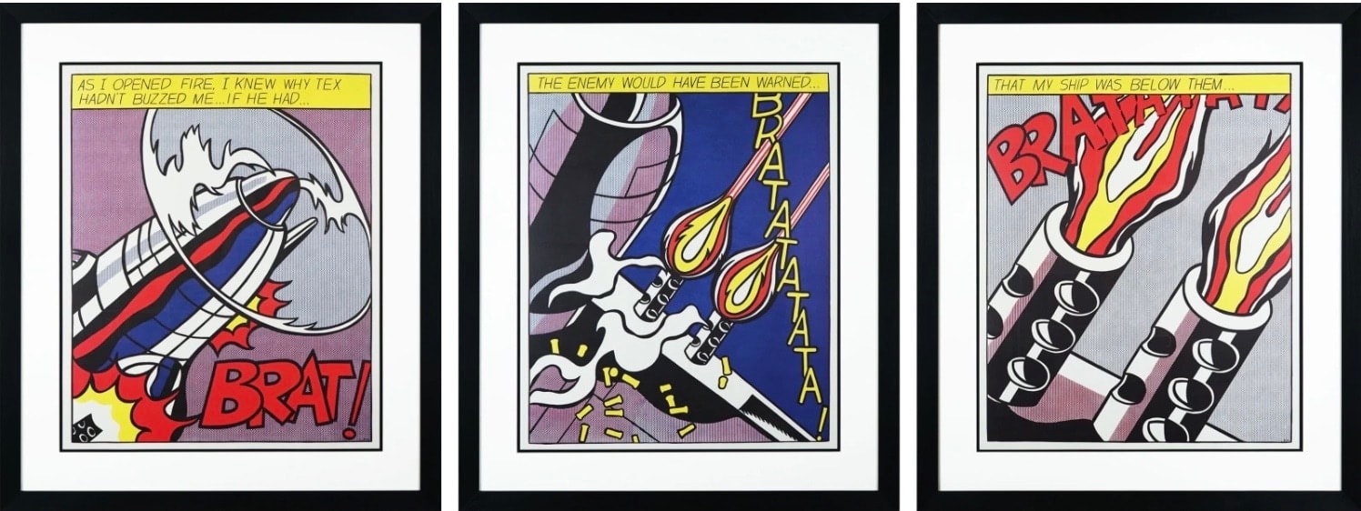 現品限り　As I Opened Fire ロイ リキテンスタイン リトグラフ Roy Lichtenstein | As I opened Fire (1966) | Available for