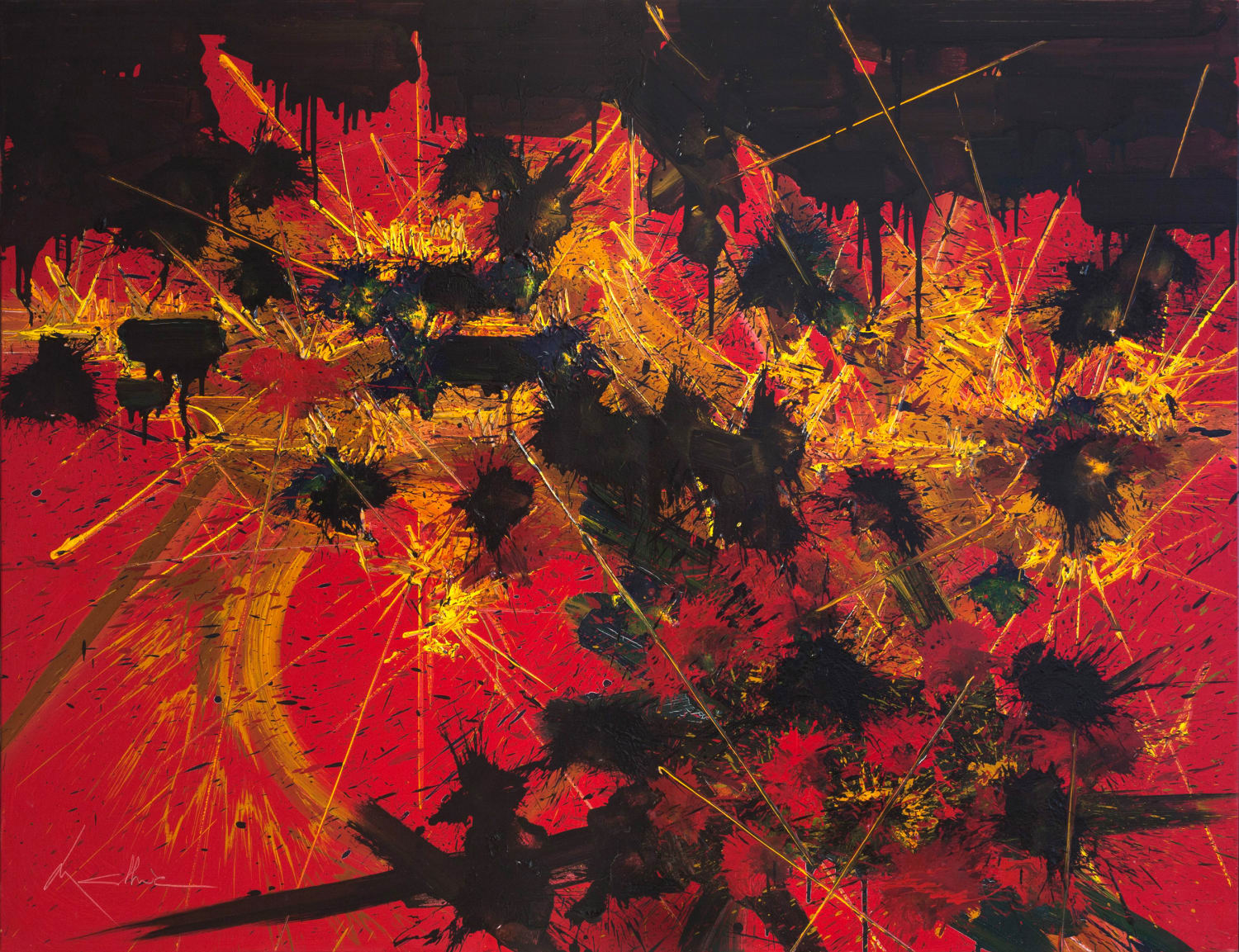 Georges Mathieu 喬治 · 馬修 - Exhibitions | Kwai Fung Hin