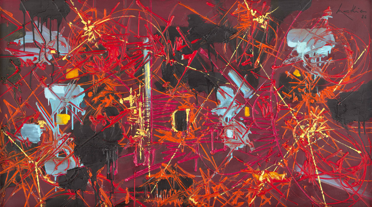 Georges Mathieu 喬治 · 馬修 - Exhibitions | Kwai Fung Hin