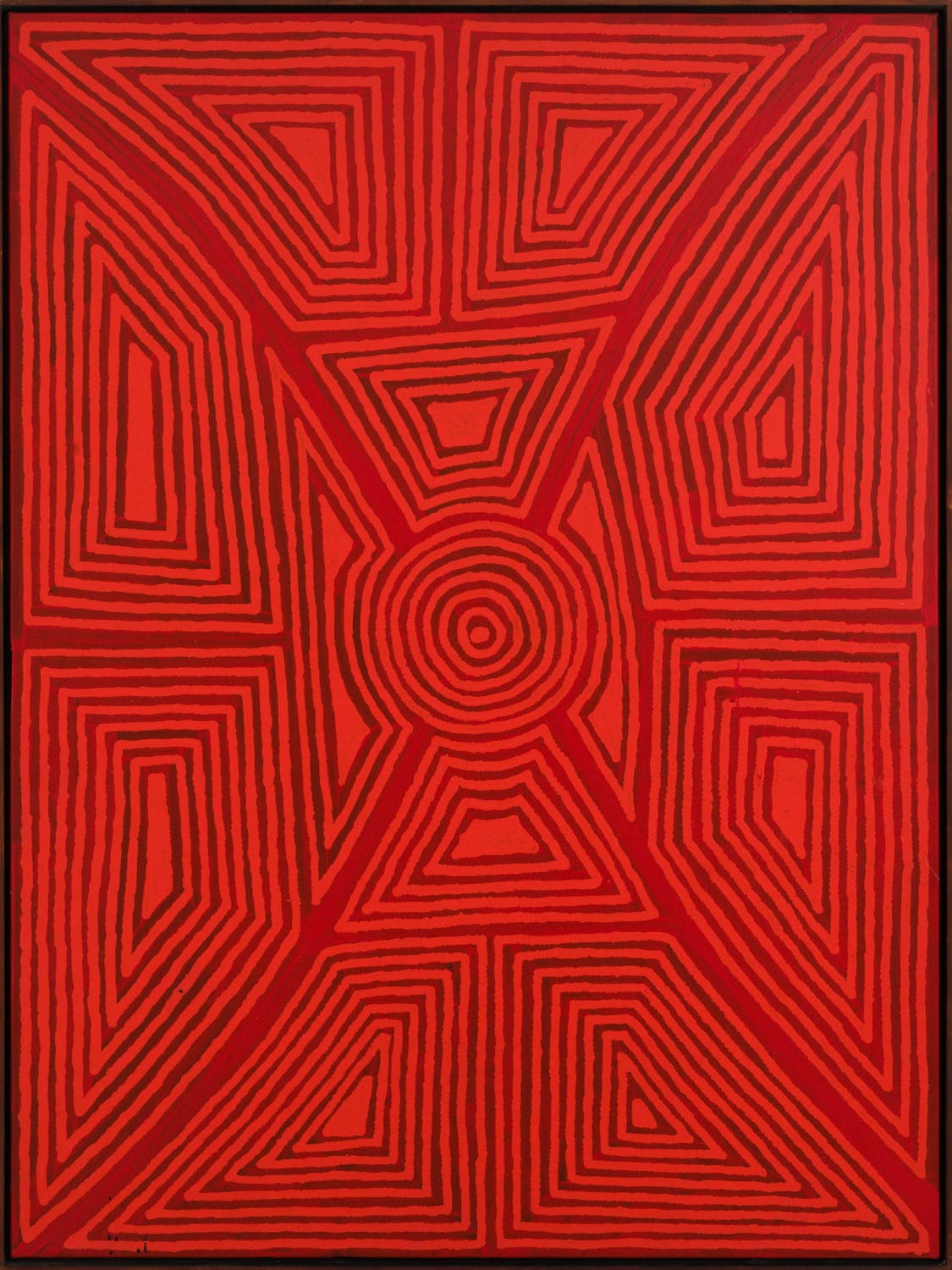 Justin Corby, Untitled, from Kanpi (Emu) Dreaming Series, 2007