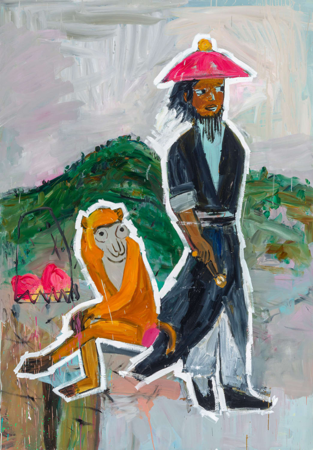 Zhong Chen, Chinaman with Monkey