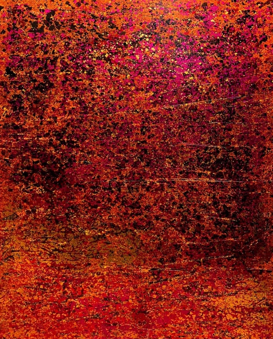 Shanmuk Tamada, Flowers on Golden Earth, 2025