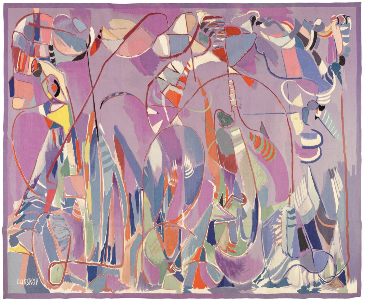 André Lanskoy, Composition abstraite, 1965